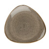 Churchill Stonecast Peppercorn Grey Triangular Plate 265mm
