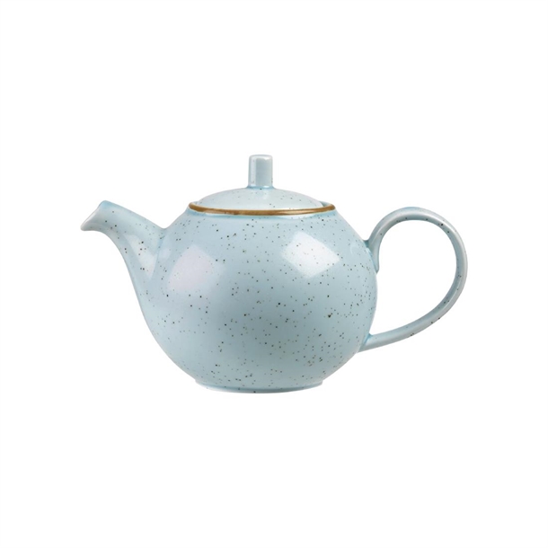 Churchill Stonecast Duck Egg Blue Beverage Teapot 426ml (4 Pack)