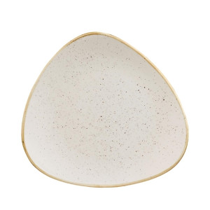Churchill Stonecast Barley White Triangular Plate 265mm