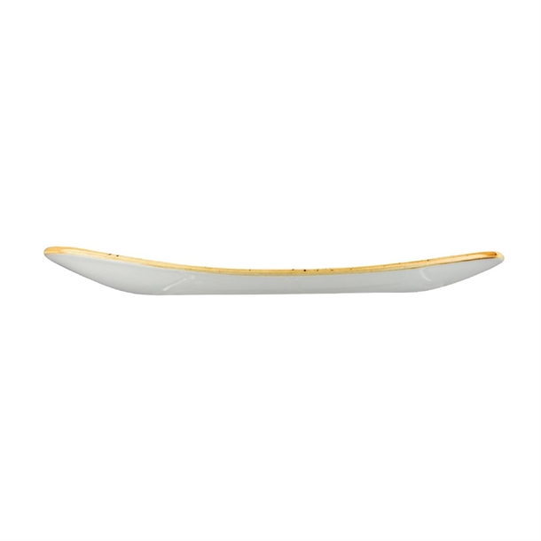 Churchill Stonecast Spiced Orange Triangular Plate 229mm Churchill Stonecast Spiced Orange Triangular Plate 229mm