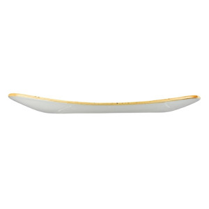 Churchill Stonecast Spiced Orange Triangular Plate 265mm