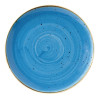 Churchill Stonecast Round Coupe Plate Cornflower Blue 217mm
