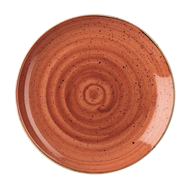 Churchill Stonecast Round Coupe Plate Spiced Orange 260mm (12 Pack) Churchill Stonecast Round Coupe Plate Spiced Orange 260mm (12 Pack)