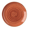Churchill Stonecast Round Coupe Plate Spiced Orange 200mm (12 Pack)
