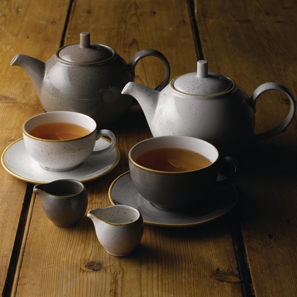 Churchill Stonecast Coffee Cups Peppercorn Grey 228ml (12 Pack)