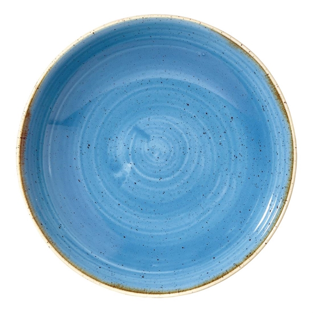 Churchill Stonecast Round Coupe Bowl Cornflower Blue 248mm Churchill Stonecast Round Coupe Bowl Cornflower Blue 248mm