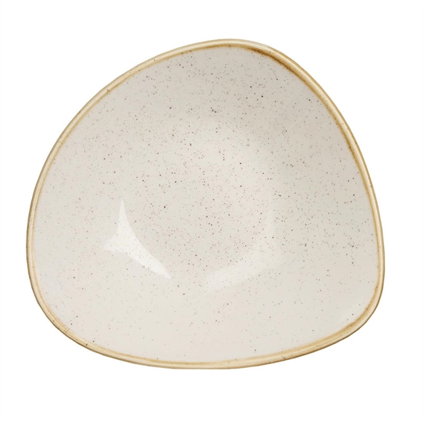 Churchill Stonecast Triangle Bowls Barley White 235mm (Pack of 12) Churchill Stonecast Triangle Bowls Barley White 235mm (Pack of 12)
