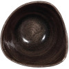 Churchill Stonecast Patina Triangular Bowls Black Churchill Stonecast Patina Triangular Bowls Black