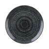 Churchill Studio Prints Homespun Charcoal Black Coupe Plate 165mm (Pack of 12) Churchill Studio Prints Homespun Charcoal Black Coupe Plate 165mm (Pack of 12)