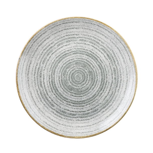 Churchill Studio Prints Homespun Stone Grey Coupe Plate 260mm (Pack of 12) Churchill Studio Prints Homespun Stone Grey Coupe Plate 260mm (Pack of 12)