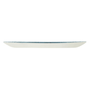 Churchill Studio Prints Raku Oblong Plate 355mm (6 Pack) Topaz Blue