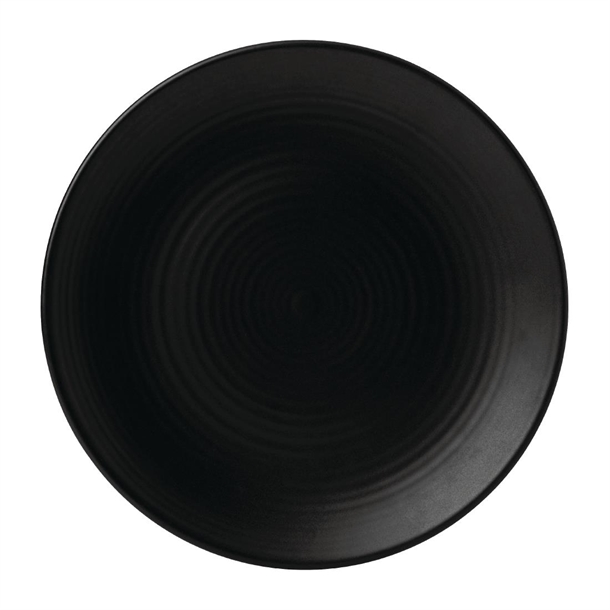 Dudson Evo Coupe Plates Jet 273mm (6 Pack)