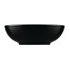 Dudson Evo Round Bowls Jet 178mm (6 Pack)