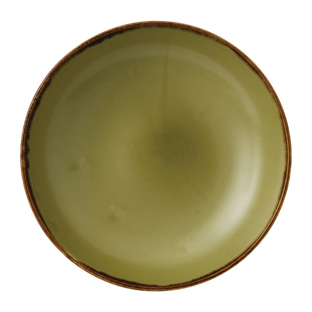 Dudson Harvest Coupe Bowls Green 248mm (12 Pack)