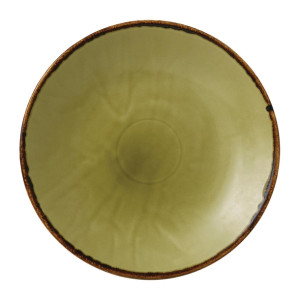 Dudson Harvest Deep Coupe Plates Green 255mm (12 Pack)
