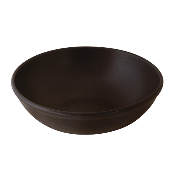 Zuma Charcoal Round Bowls 195mm (3 Pack) Zuma Charcoal Round Bowls 195mm (3 Pack)