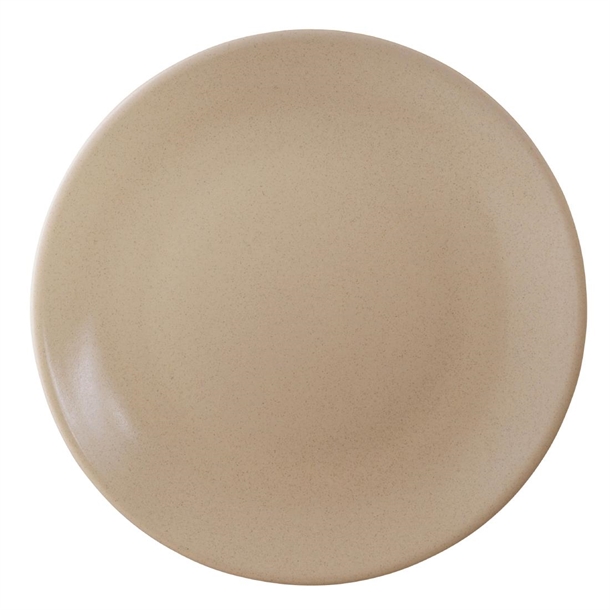 Zuma Sand Round Coupe Plates 285mm (6 Pack)