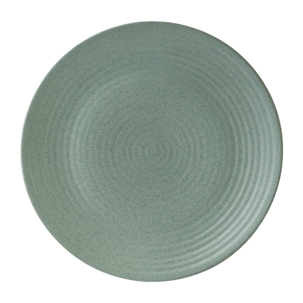 Zuma Mint Ribbed Coupe Plates 265mm (6 Pack) Zuma Mint Ribbed Coupe Plates 265mm (6 Pack)
