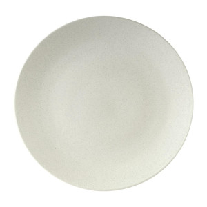 Zuma Matt White Round Coupe Plates 310mm (3 Pack)