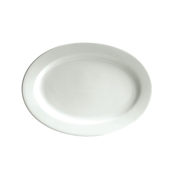 Australian Fine China Bistro Oval Plates 305mm Australian Fine China Bistro Oval Plates 305mm