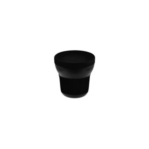 Bonna Notte Black Softline Mug With Silicone Cover & Sleeve 300ml (6 Pack)