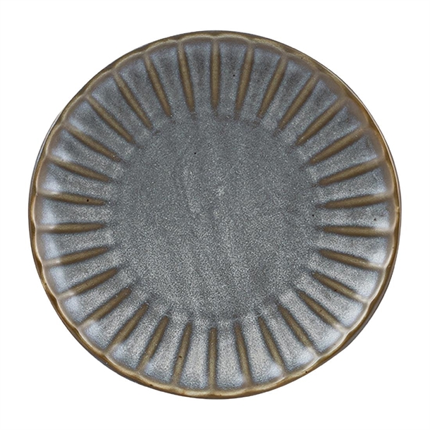 Moda Porcelain Chic Scalloped Round Plate 205mm (6 Pack)
