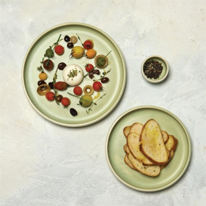 Moda Porcelain Lush Round Plate - 260mm (4 Pack)