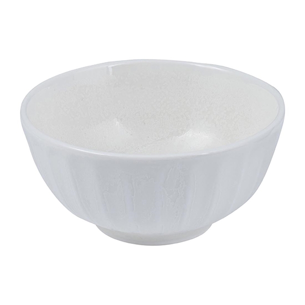 Moda Porcelain Snow Scalloped Round Bowl 115mm - 275ml (4 Pack) Moda Porcelain Snow Scalloped Round Bowl 115mm - 275ml (4 Pack)