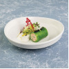 Moda Porcelain Snow Organic Bowl/Plate - 205x190mm (6 Pack)