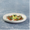 Moda Porcelain Snow Round Plate - 200mm (6 Pack) Moda Porcelain Snow Round Plate - 200mm (6 Pack)