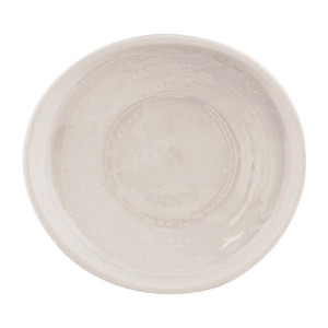 Moda Porcelain Snow Organic Bowl/Plate - 225x205mm (6 Pack)