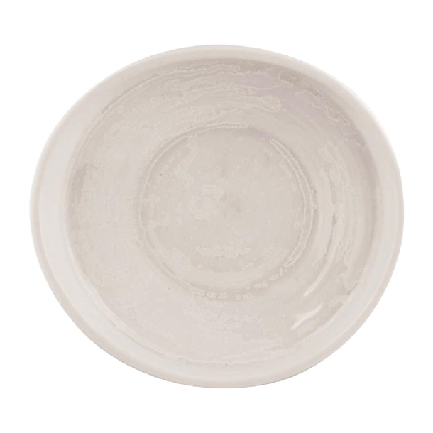Moda Porcelain Snow Organic Bowl/Plate - 225x205mm (6 Pack)
