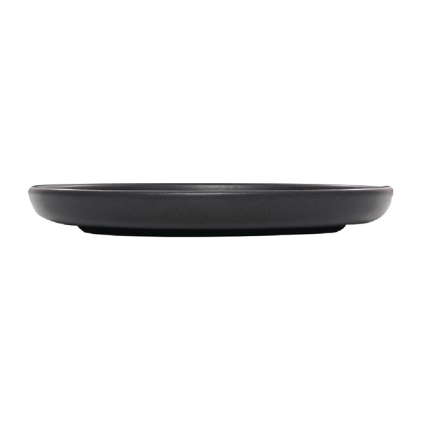 Eclipse Uno Black Round Plate 220mm (6 Pack)