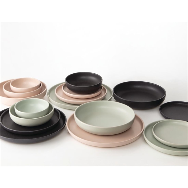 Eclipse Uno Round Bowls Black 125mm (6 Pack)