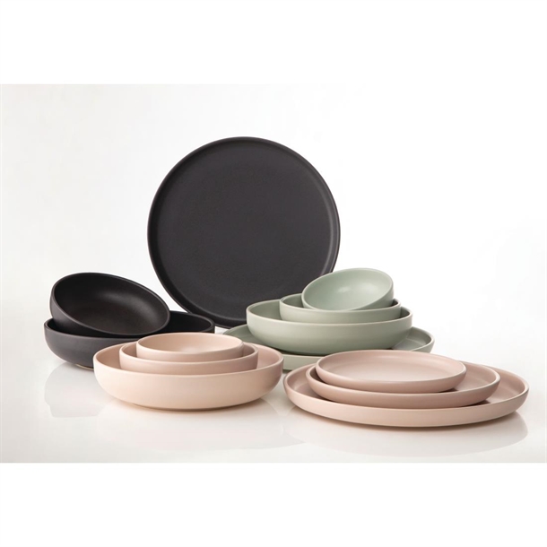 Eclipse Uno Round Plates Black 280mm (6 Pack) Eclipse Uno Round Plates Black 280mm (6 Pack)