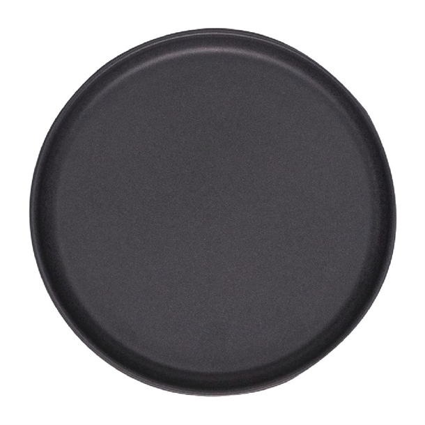 Eclipse Uno Black Round Plate 175mm (6 Pack)