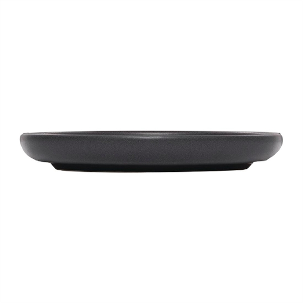 Eclipse Uno Black Round Plate 175mm (6 Pack)