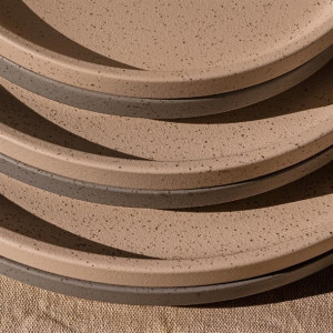 Luzerne Dune Clay Stackable Plate 160mm (6 Pack)