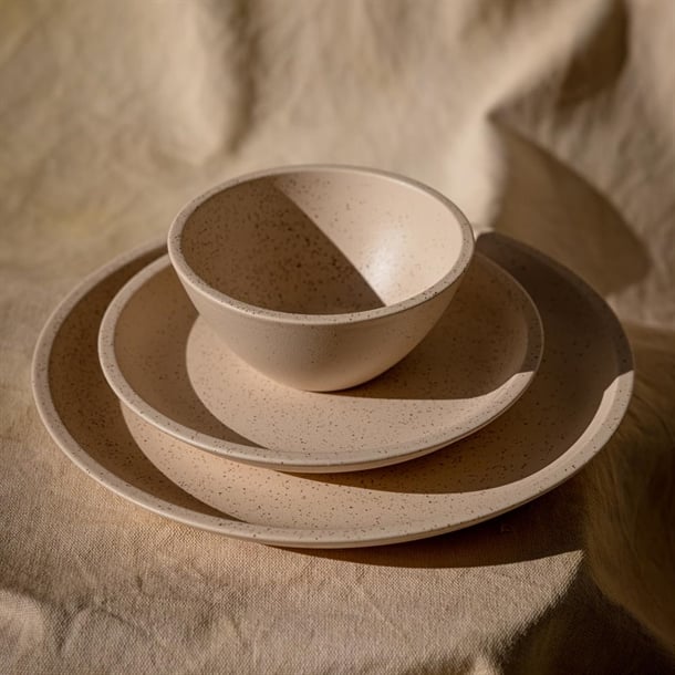 Luzerne Dune Clay Round Plate 214mm (6 Pack)