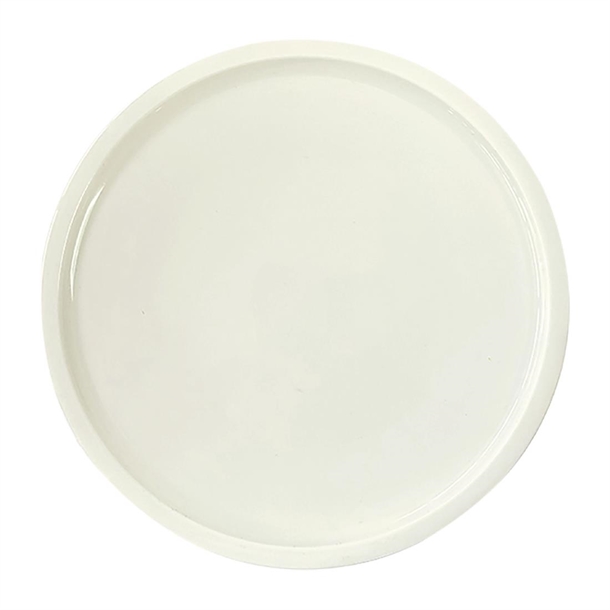 Rakstone Ease Flat Coupe Plates Ivory 210mm (12 Pack) Rakstone Ease Flat Coupe Plates Ivory 210mm (12 Pack)