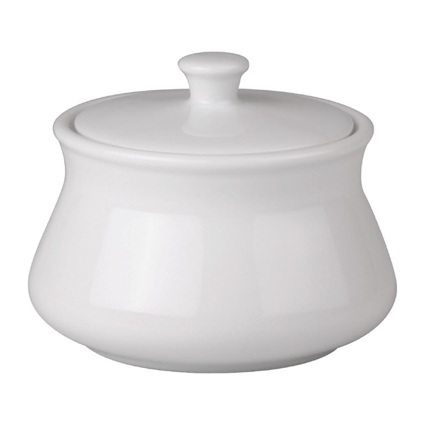 Royal Porcelain Chelsea Sugar Bowls with Lid 250ml (12 Pack)