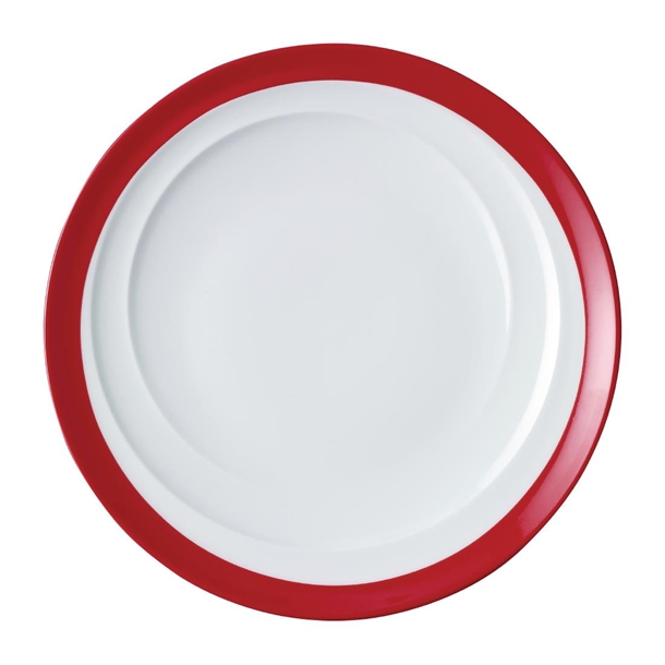 Royal Porcelain Maxadura Resonate Red Band Round Plate Coupe 165mm (12 Pack) Royal Porcelain Maxadura Resonate Red Band Round Plate Coupe 165mm (12 Pack)