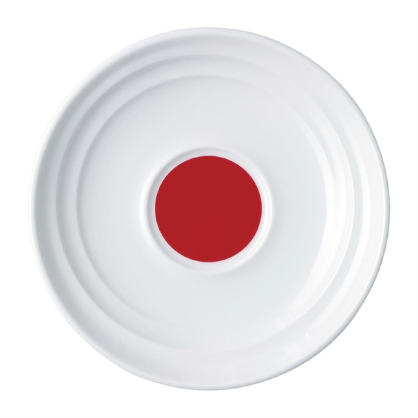 Royal Porcelain Maxadura Resonate Red Inner Well Saucer 165mm (4 Pack) Royal Porcelain Maxadura Resonate Red Inner Well Saucer 165mm (4 Pack)