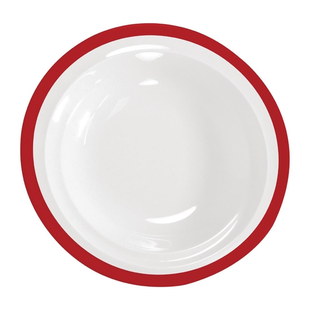 Royal Porcelain Maxadura Resonate Red Band Round Bowl 238mm (12 Pack) Royal Porcelain Maxadura Resonate Red Band Round Bowl 238mm (12 Pack)