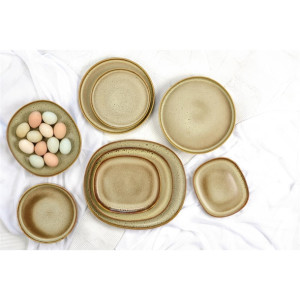 Sango Ora Arica Oval Flat Bowls 260x230mm 1270ml (6 Pack)