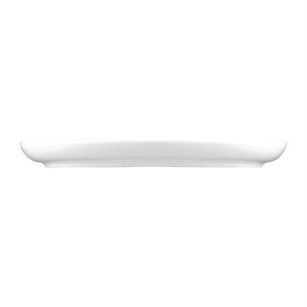 Sango Ora Oval Couple Plates White 230x200mm (6 Pack)