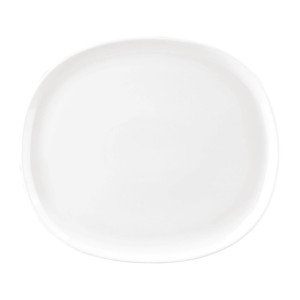 Sango Ora Oval Couple Plates White 335x295mm (4 Pack)