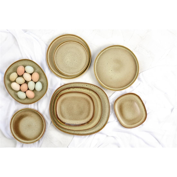 Sango Ora Arica Oval Couple Plates 230x200mm (6 Pack)
