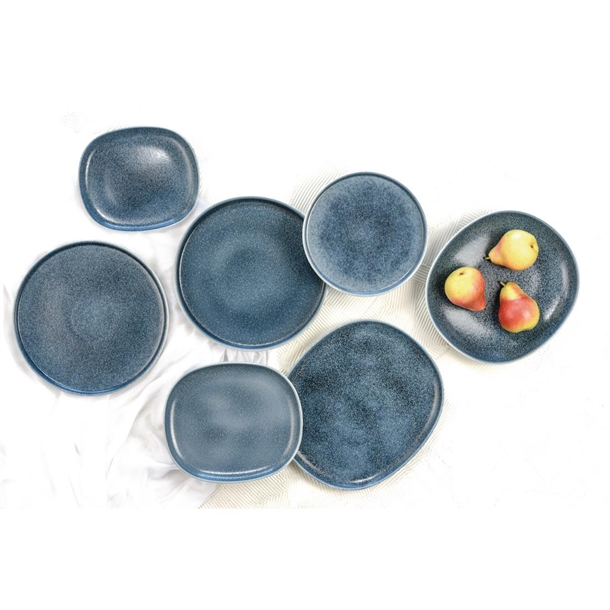 Sango Ora Forio Round Low Stackable Plates 200mm (6 Pack)