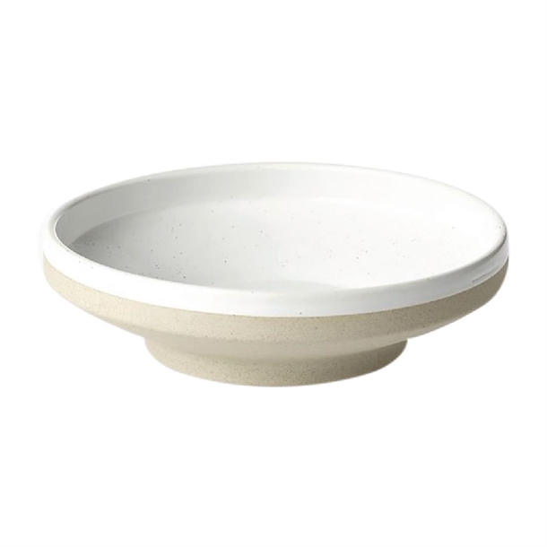Tablekraft Soho Footed Round Bowls White Pebble 153mm (6 Pack) Tablekraft Soho Footed Round Bowls White Pebble 153mm (6 Pack)